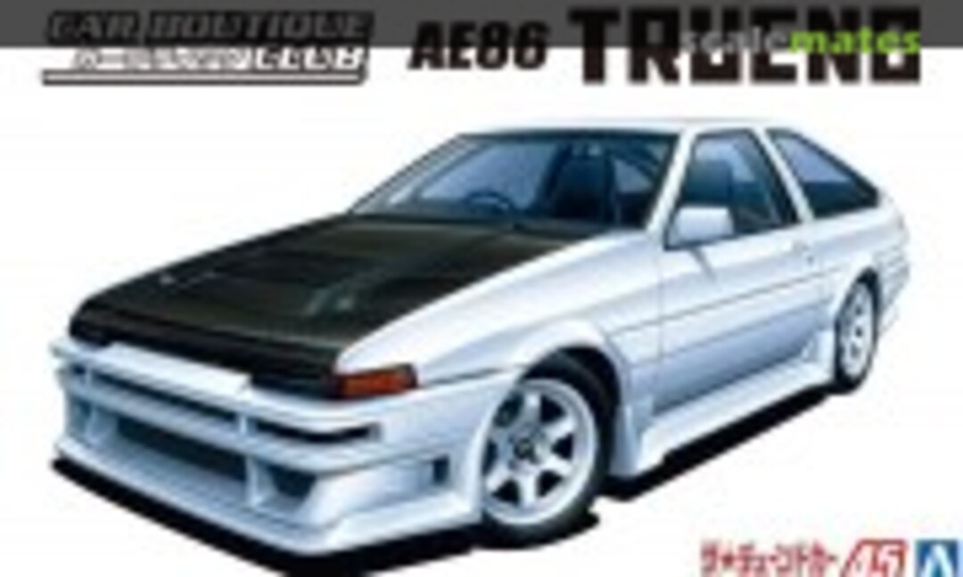 1:24 Car Boutique Club AE86 Trueno Sprinter (Aoshima 058633)