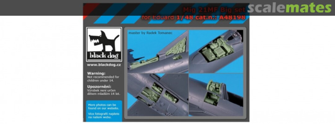 Boxart Mig-21MF Big set A48198 Black Dog