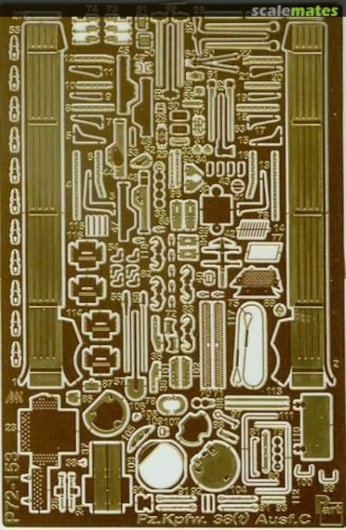 Boxart Pz.Kpfw.38(t) Ausf.C P72-153 Part
