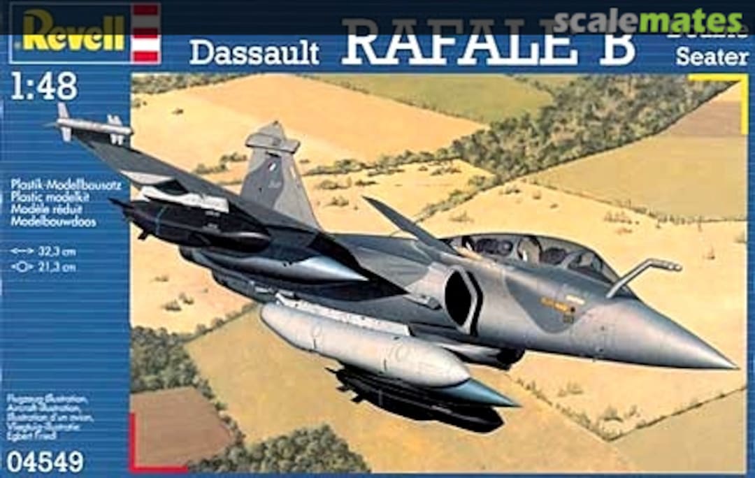 Boxart Dassault Rafale B Double Seater 04549 Revell