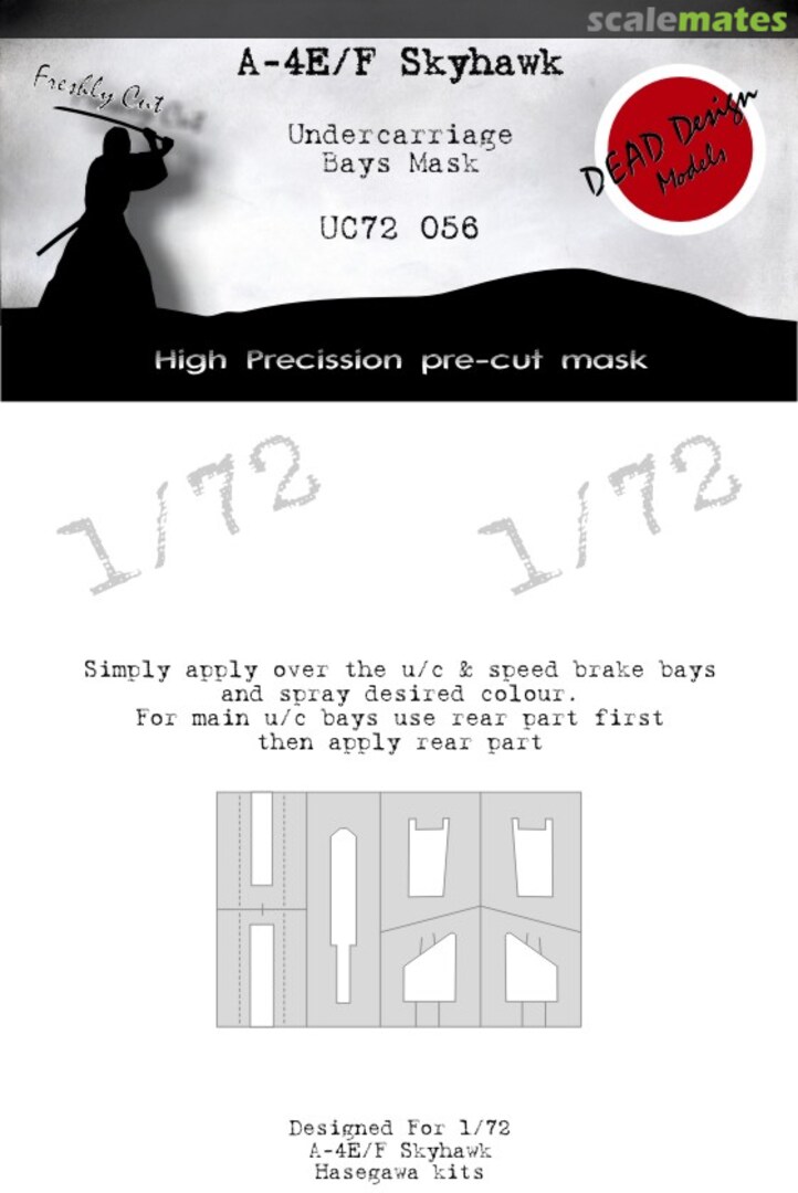 Boxart A-4E/F Skyhawk Undercarriage Bays Mask UC72056 DEAD Design Models