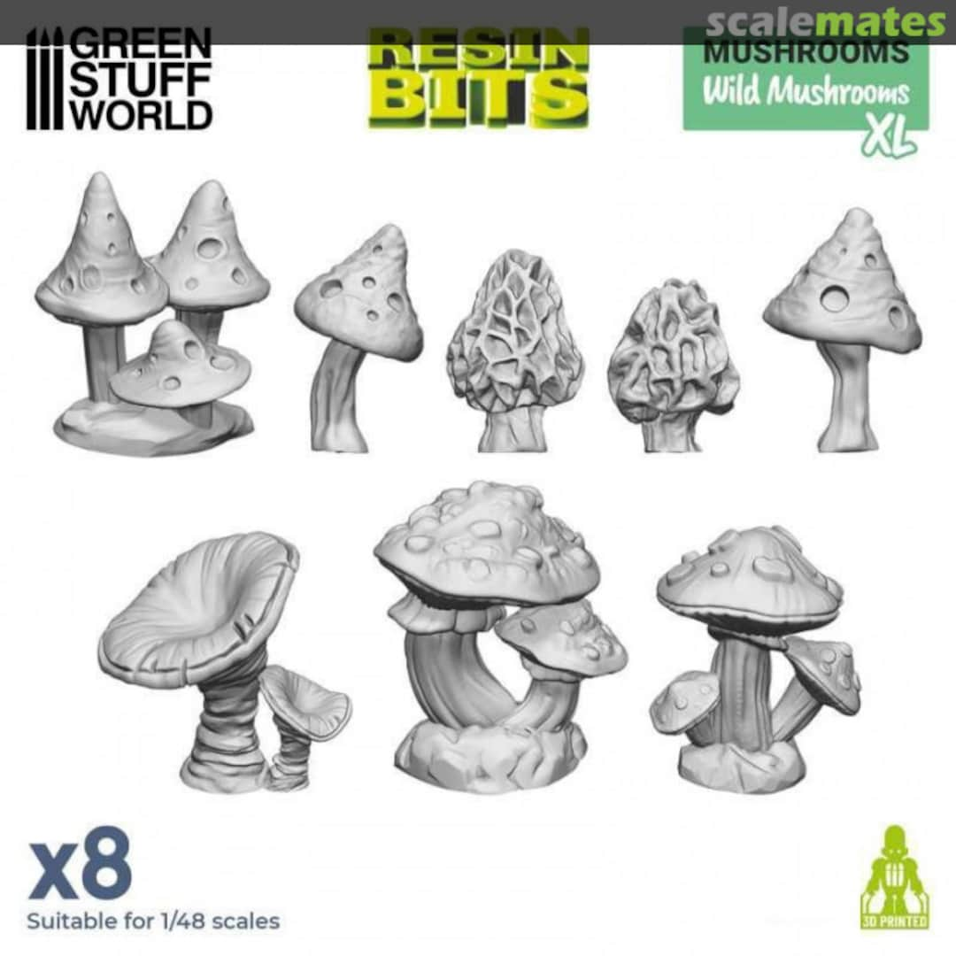 Boxart Wild Mushrooms XL x8 12962 Green Stuff World