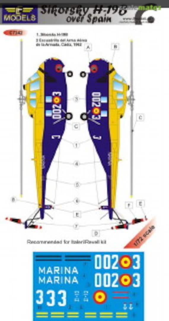 Boxart Sikorsky H-19B SPAIN C7242 LF Models