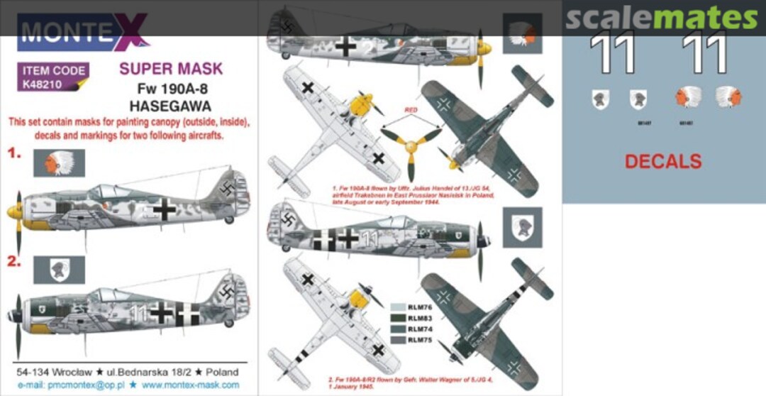 Boxart Fw 190A-8 K48210 Montex