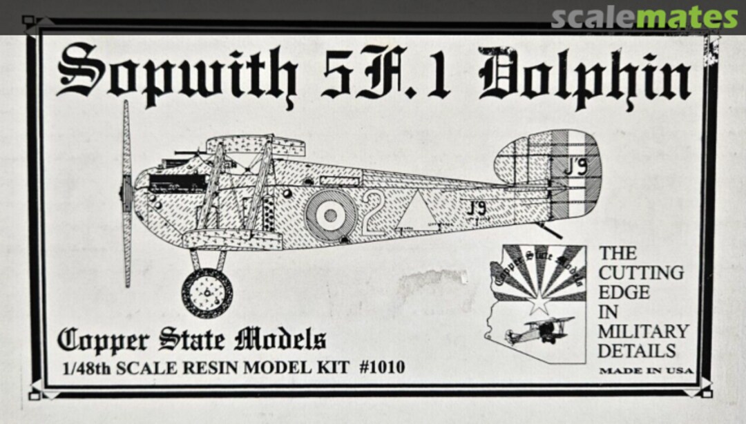 Boxart Sopwith 5F.1 Dolphin 1010 Copper State Models