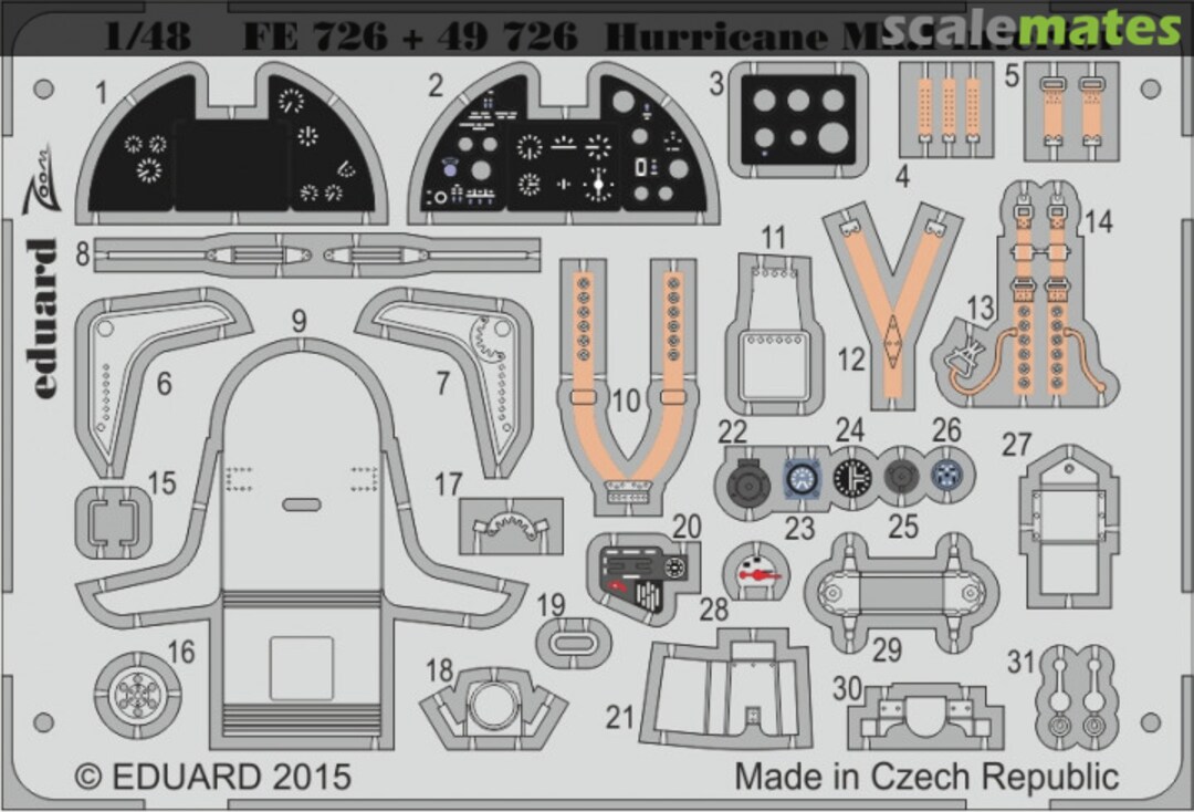 Boxart Hurricane Mk.I interior S.A. FE726 Eduard