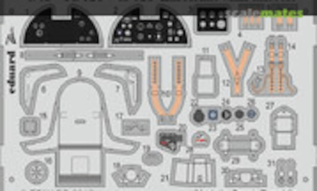 1:48 Hurricane Mk.I interior S.A. (Eduard FE726)