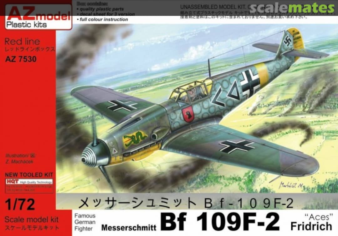 Boxart Messerschmitt Bf 109F-2 AZ7530 AZmodel