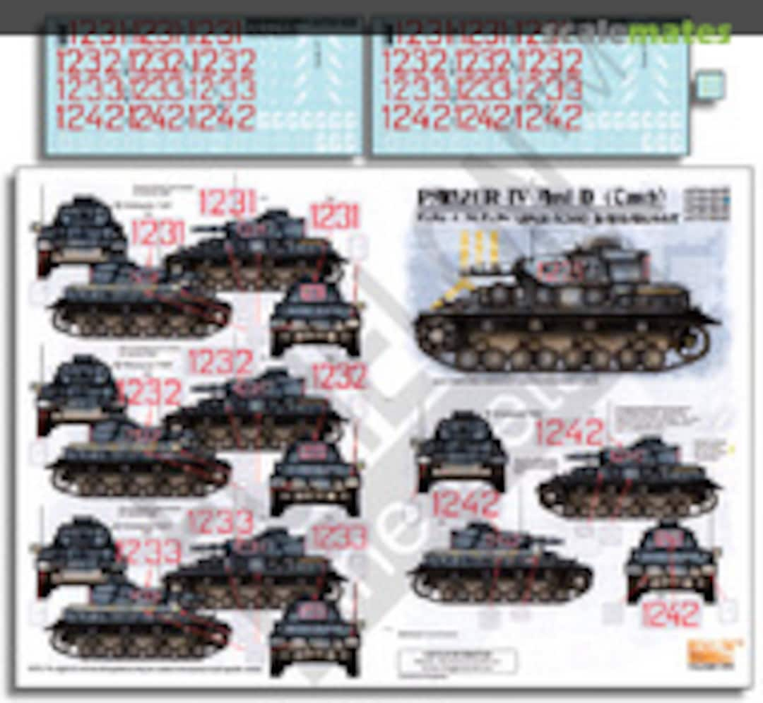 Boxart Pz.Rgt. 6 Panzer IV Ausf D Tauch Barbarossa AXT351029 Echelon Fine Details