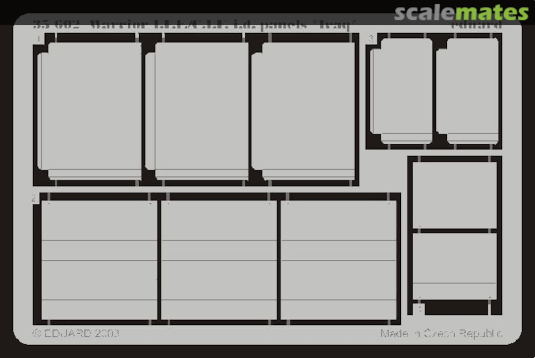 Boxart Warrior I.F.F./C.I.F. i.d.panels (Iraq) 35602 Eduard
