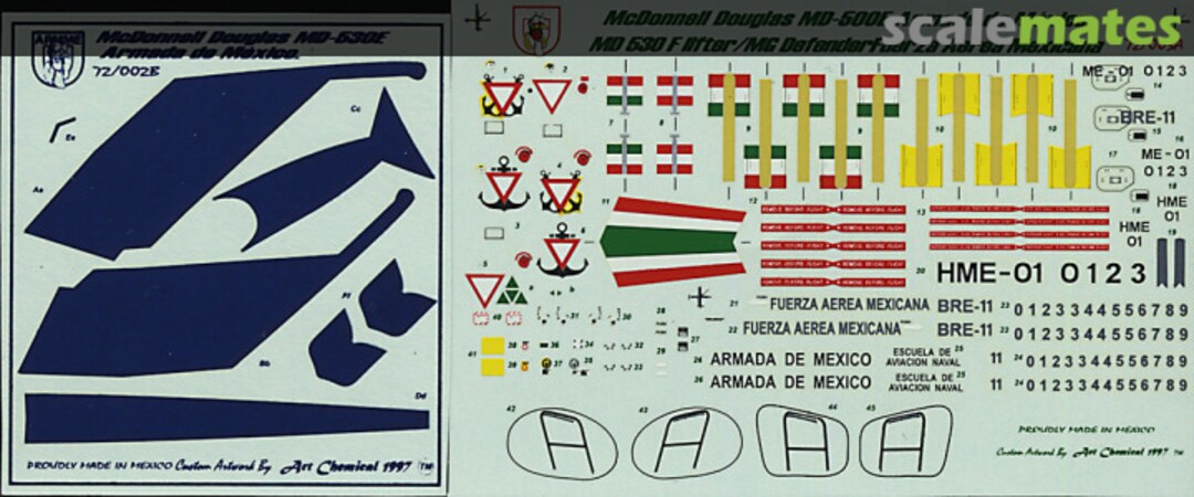 Boxart Hughes 500/530 72-010 Aztec Models