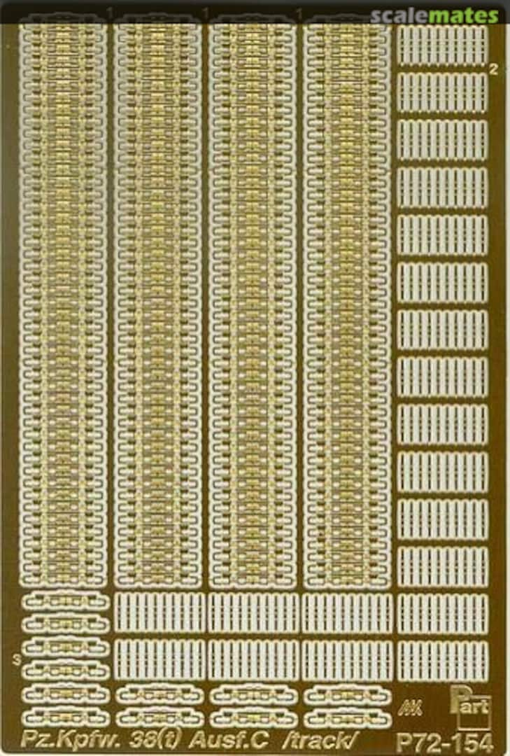 Boxart Pz.Kpfw.38(t)Ausf.C tracks P72-154 Part
