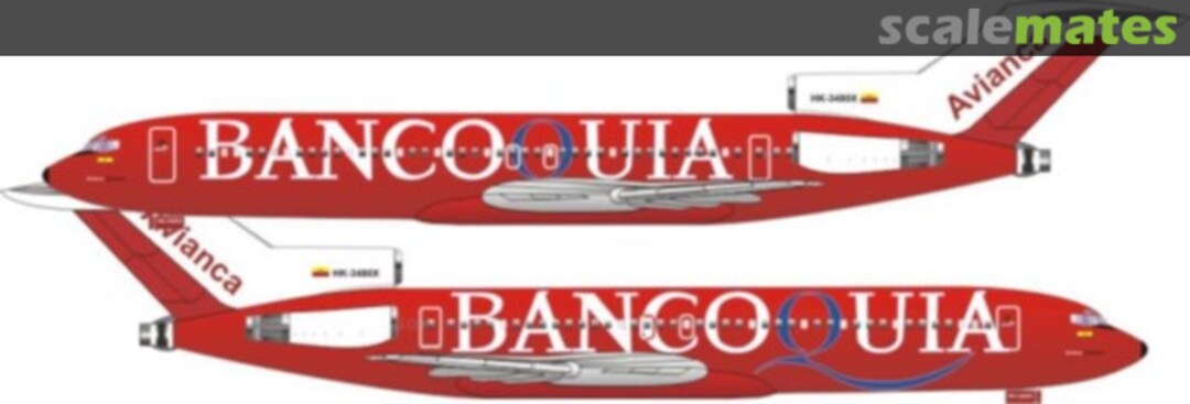 Boxart Avianca 727-200  avi001b Nazca decals