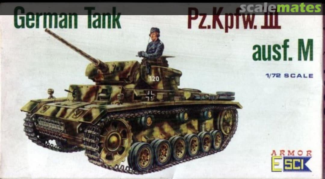 Boxart Pz.Kpfw. III Ausf. M 8001 ESCI