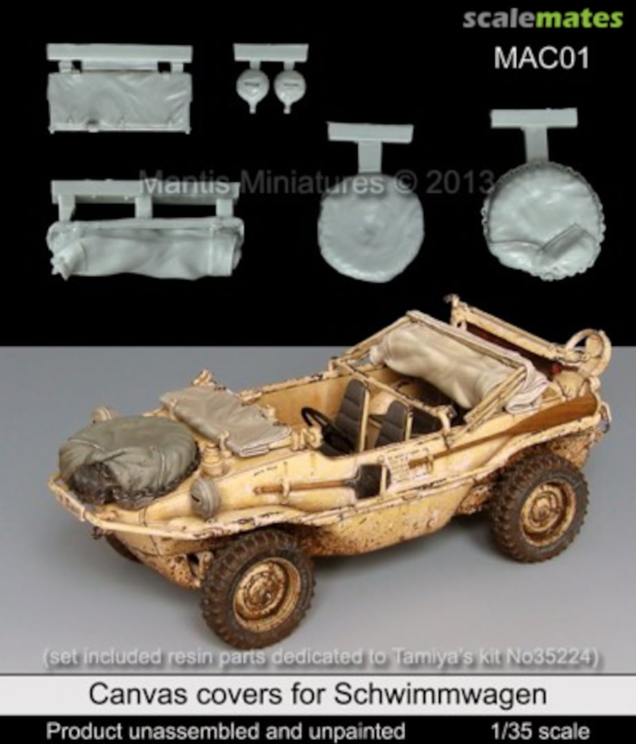 Boxart Schwimmwagen Canvas covers MAC01 Mantis Miniatures