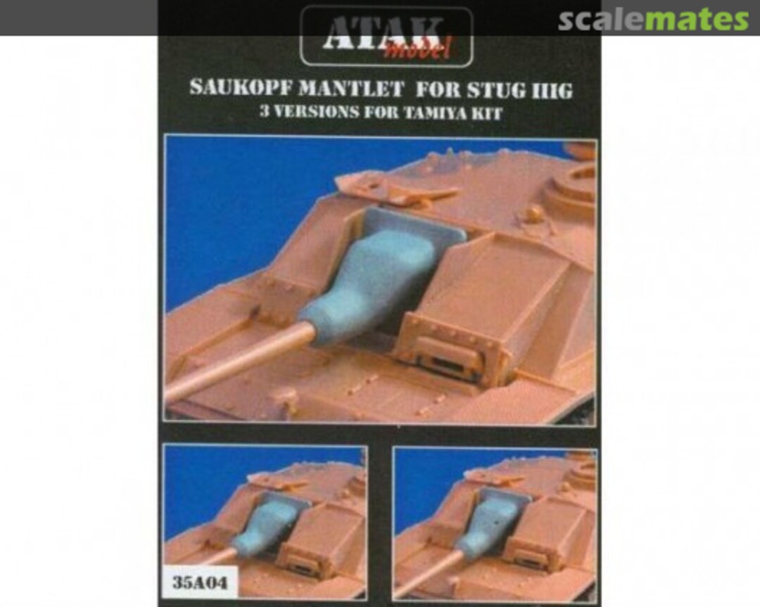 Boxart Saukopfblende für StuG III G (Tamiya) 35A04 Atak Model