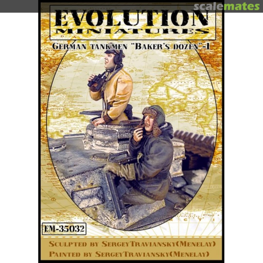 Boxart Bakers Dozen - German Tank Crew EM-35032 Evolution Miniatures