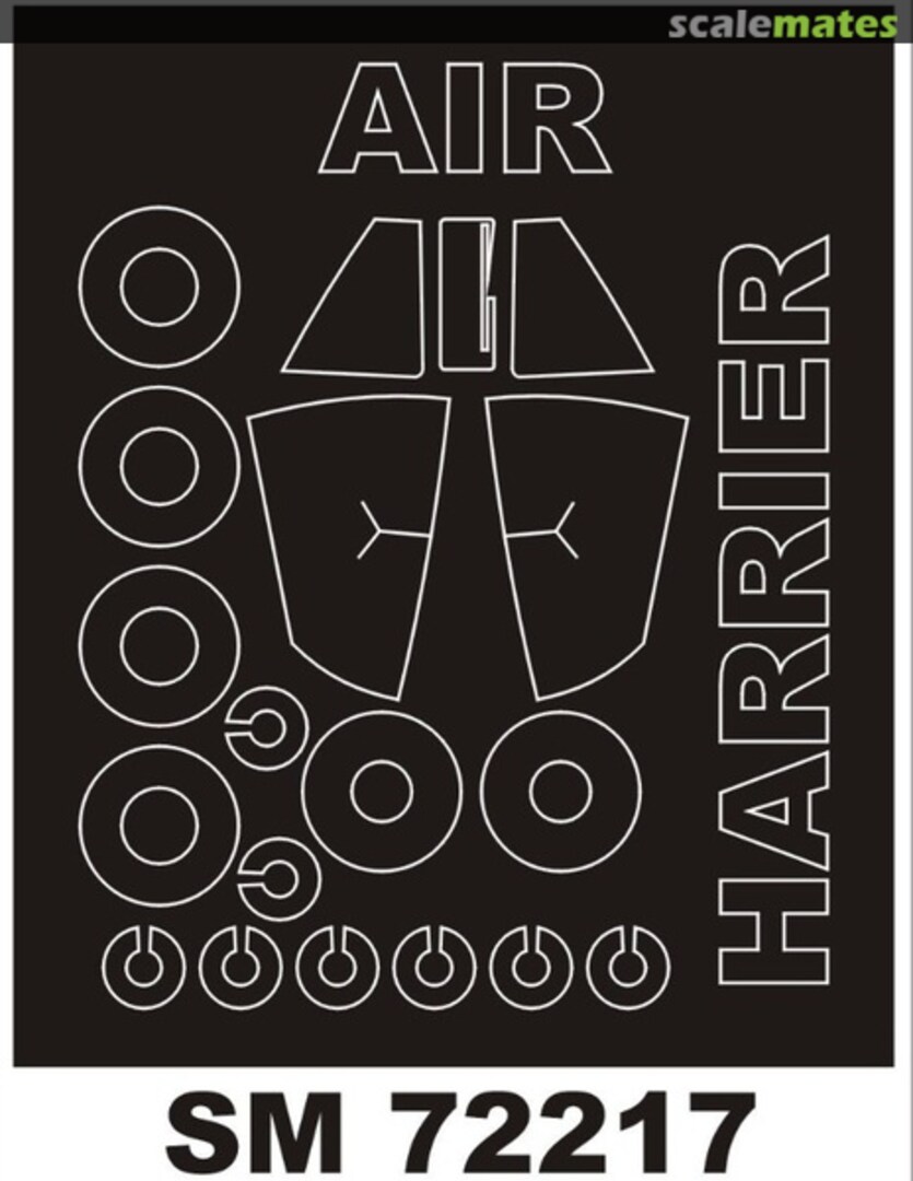 Boxart Hawker Siddeley Harrier GR.3 SM72217 Montex