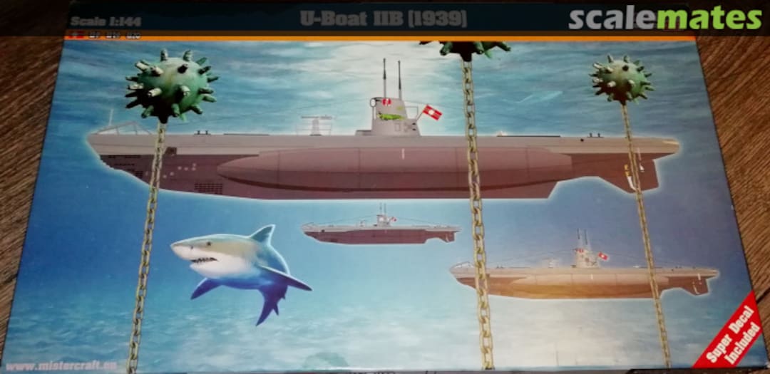 Boxart U-Boat Type IIB (1939) S.009 ICM