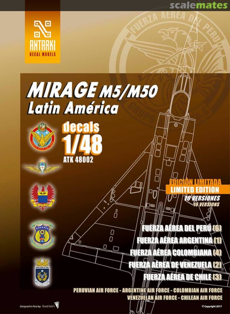 Boxart Mirage M5/M50 Latin America 48002 Antarki Models