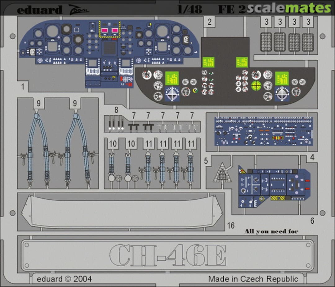 Boxart CH-46E interior FE281 Eduard