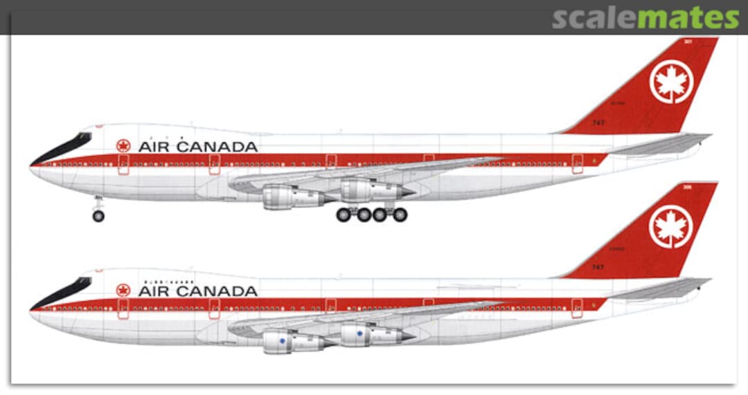 Boxart Boeing 747-100/200 Series SL255V Welsh Models