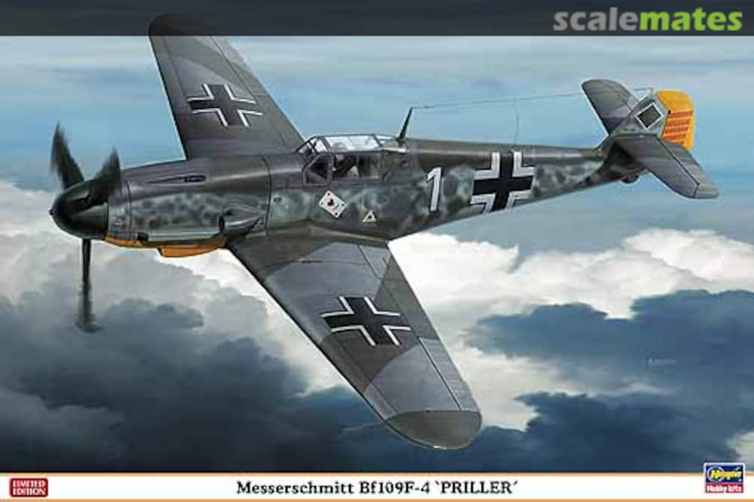 Boxart Messerschmitt Bf109F-4 `Priller´ 08221 Hasegawa