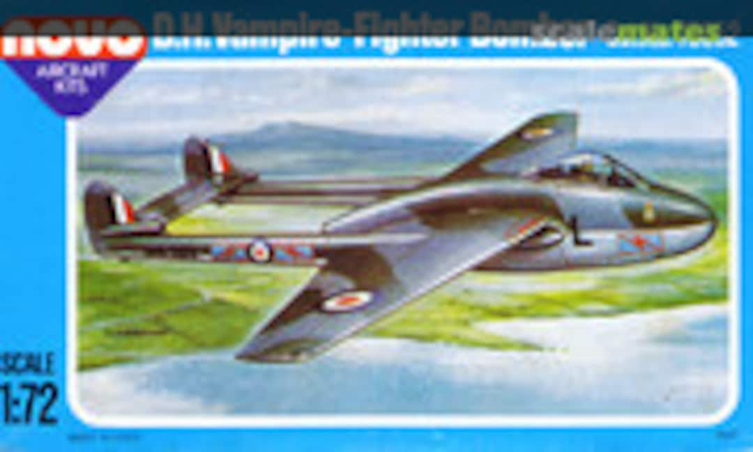 1:72 D.H.Vampire-Fighter Bomber (Novo 78052)