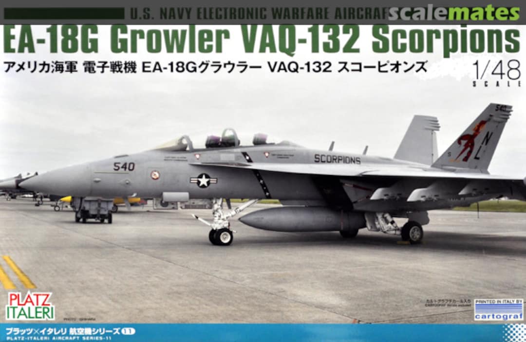 Boxart EA-18G Growler "VAQ-132 Scorpions" TPA-11 Platz