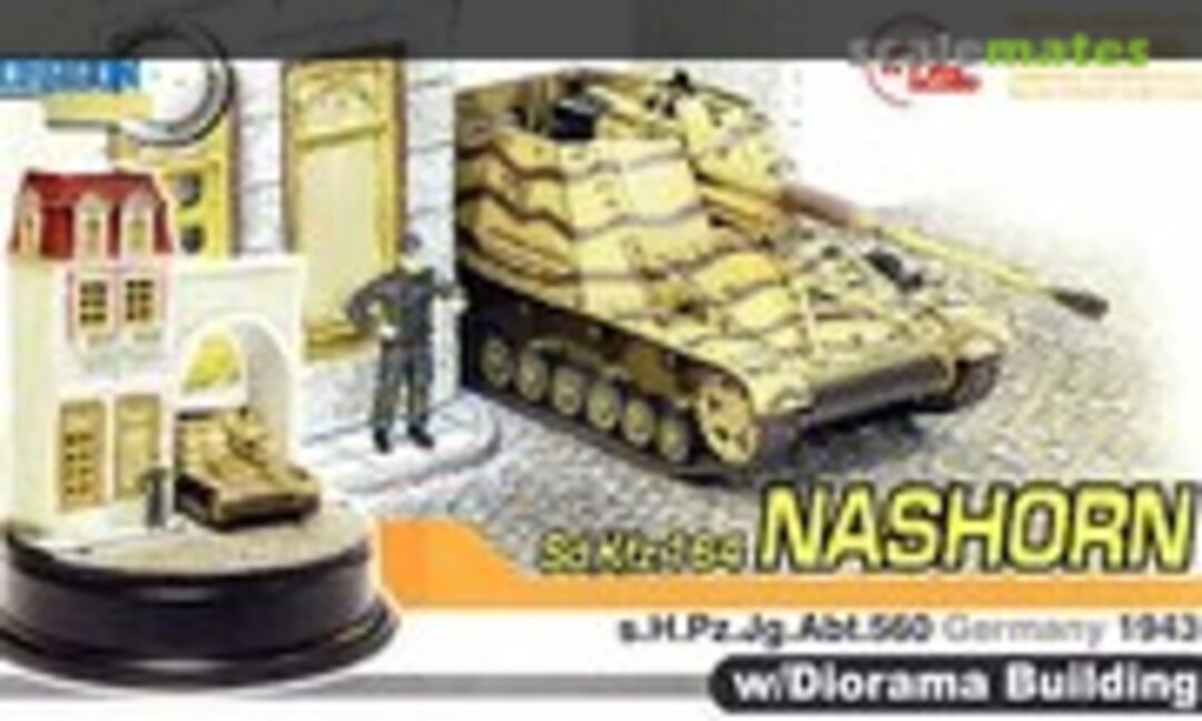 1:72 Nashorn w/Diorama Building (Dragon Armor 60395)