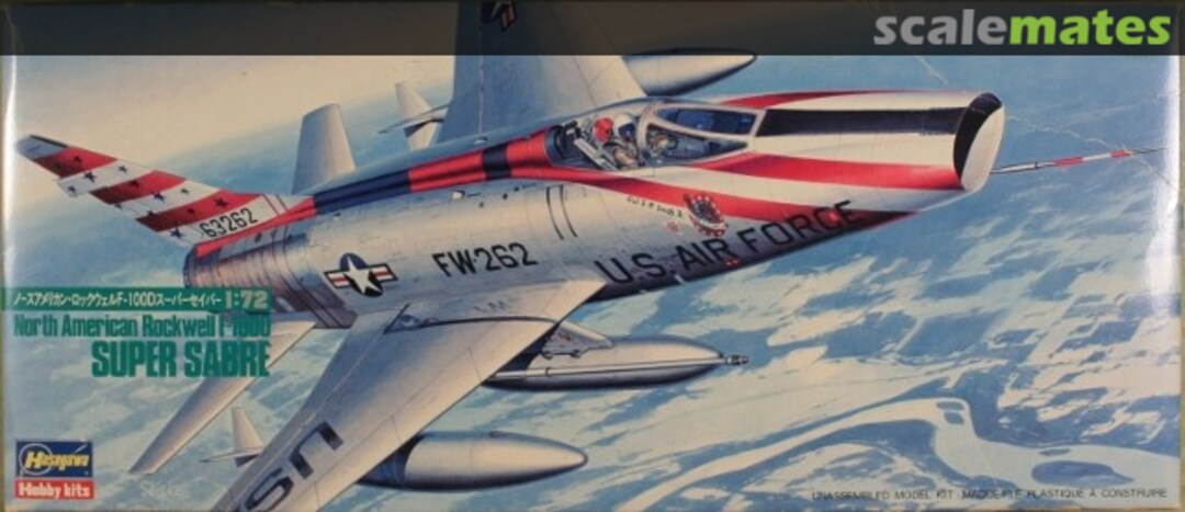 Boxart F-100D Super Sabre 611 Hasegawa