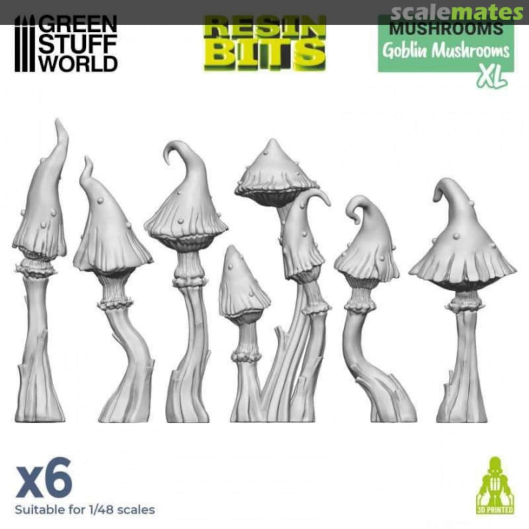 Boxart Goblin Mushrooms XL x6 12961 Green Stuff World