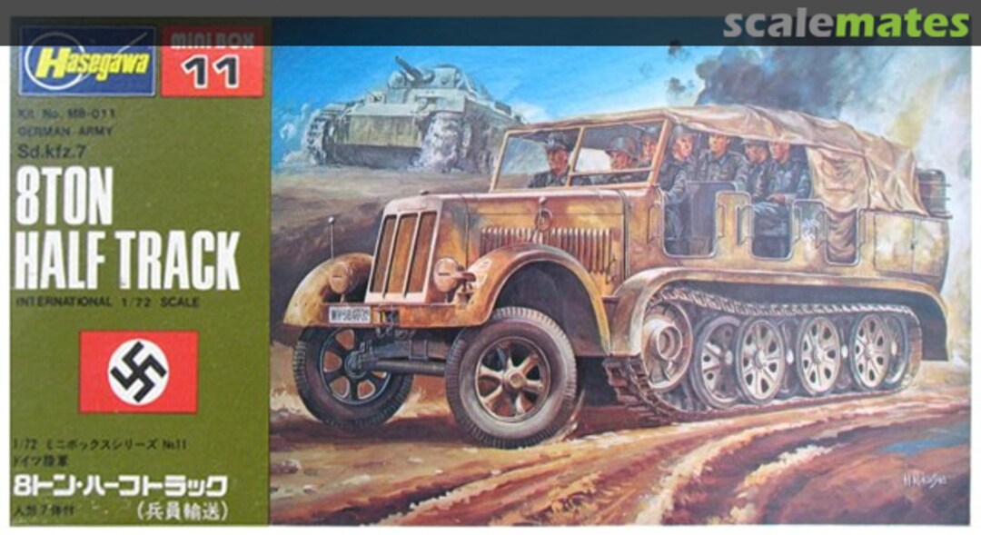 Boxart 8Ton Half Track MB-011 Hasegawa