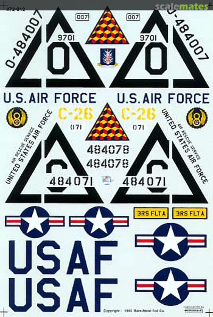 Boxart KB-29P & SB29-A Super Fortress 72-12 Experts-Choice Decal