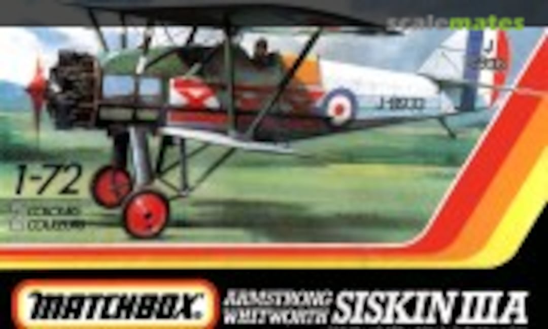 1:72 Armstrong Whitworth Siskin IIIA (Matchbox PK-25)