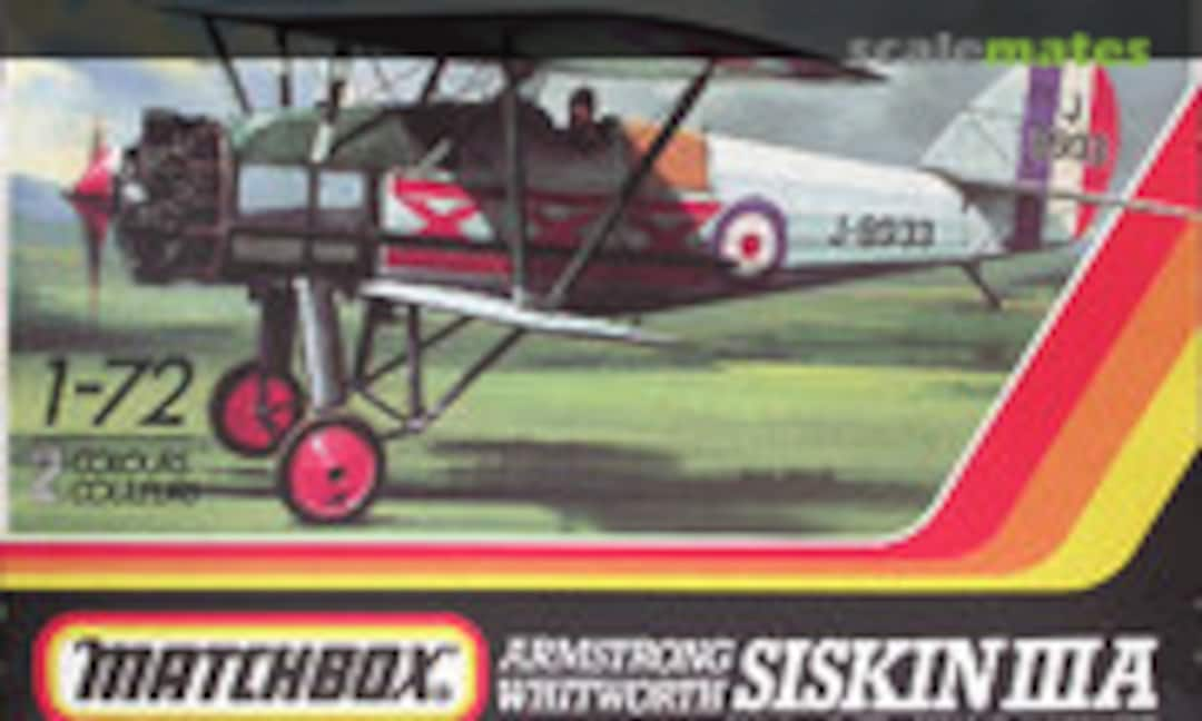 1:72 Armstrong Whitworth Siskin IIIA (Matchbox PK-25)