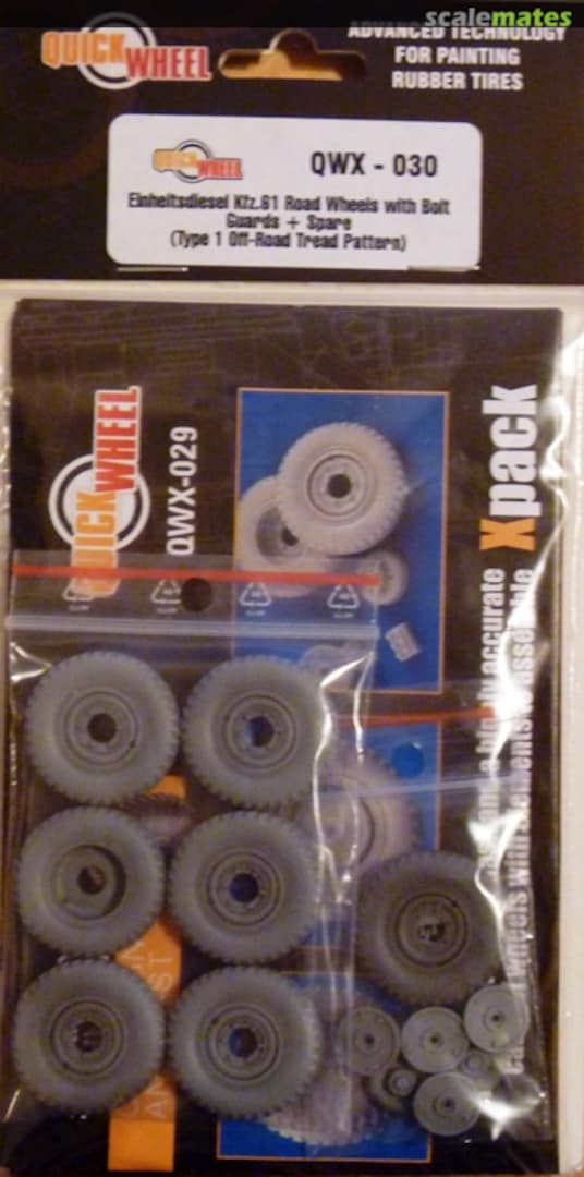 Boxart Einheitsdiesel Kfz.61 Road Wheels QWX-030 Quickwheel