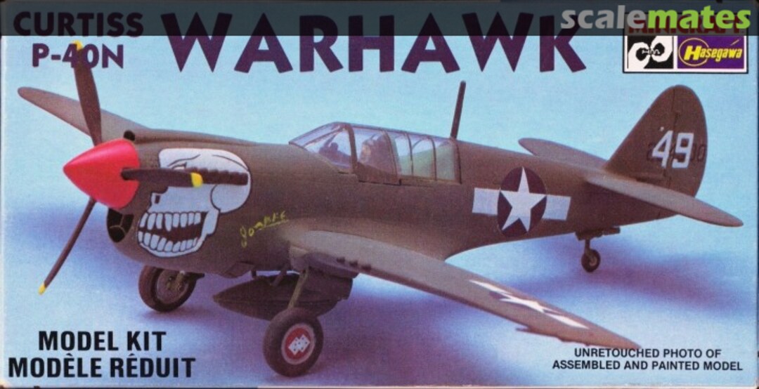 Boxart Curtis P-40N Warhawk 1115 Minicraft Hasegawa