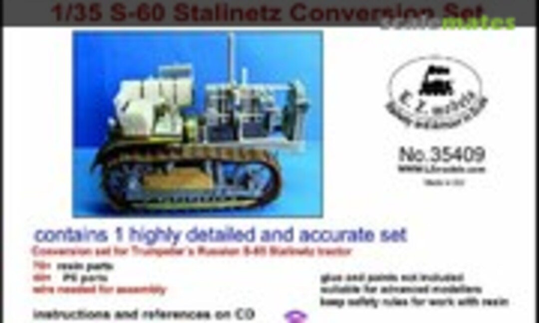 1:35 S-60 Stalinetz Tractor Conversion Set (L.Z. Models 35409)