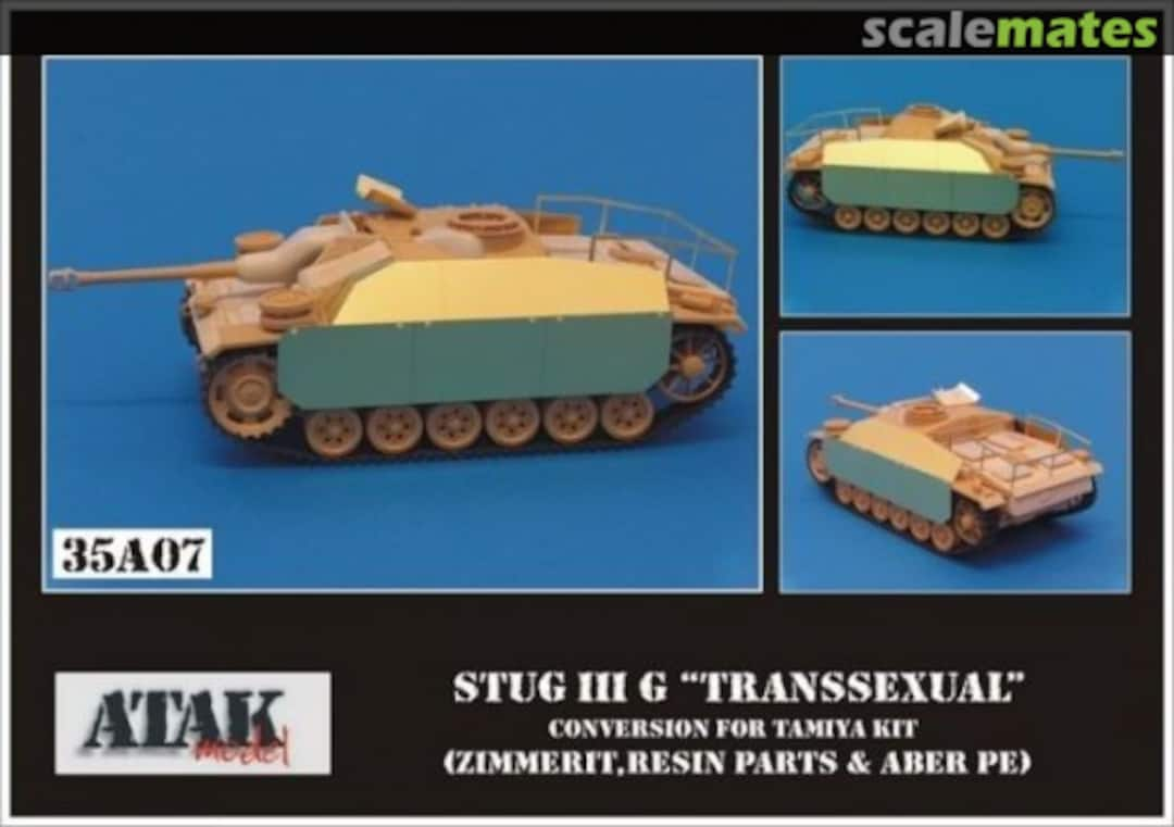 Boxart StuG III Ausf. G " Transsexual" 35A07 Atak Model