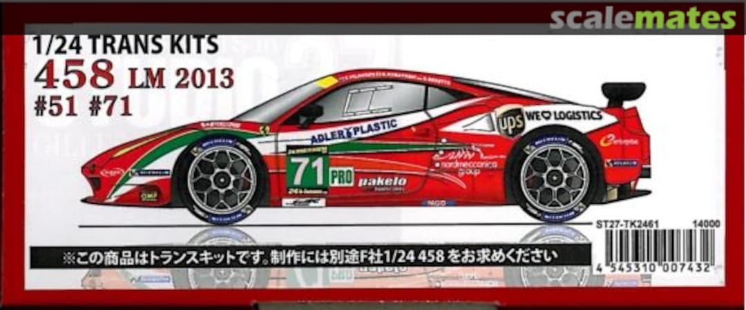 Boxart Ferrari 458 Italia ST27-TK2461 Studio27