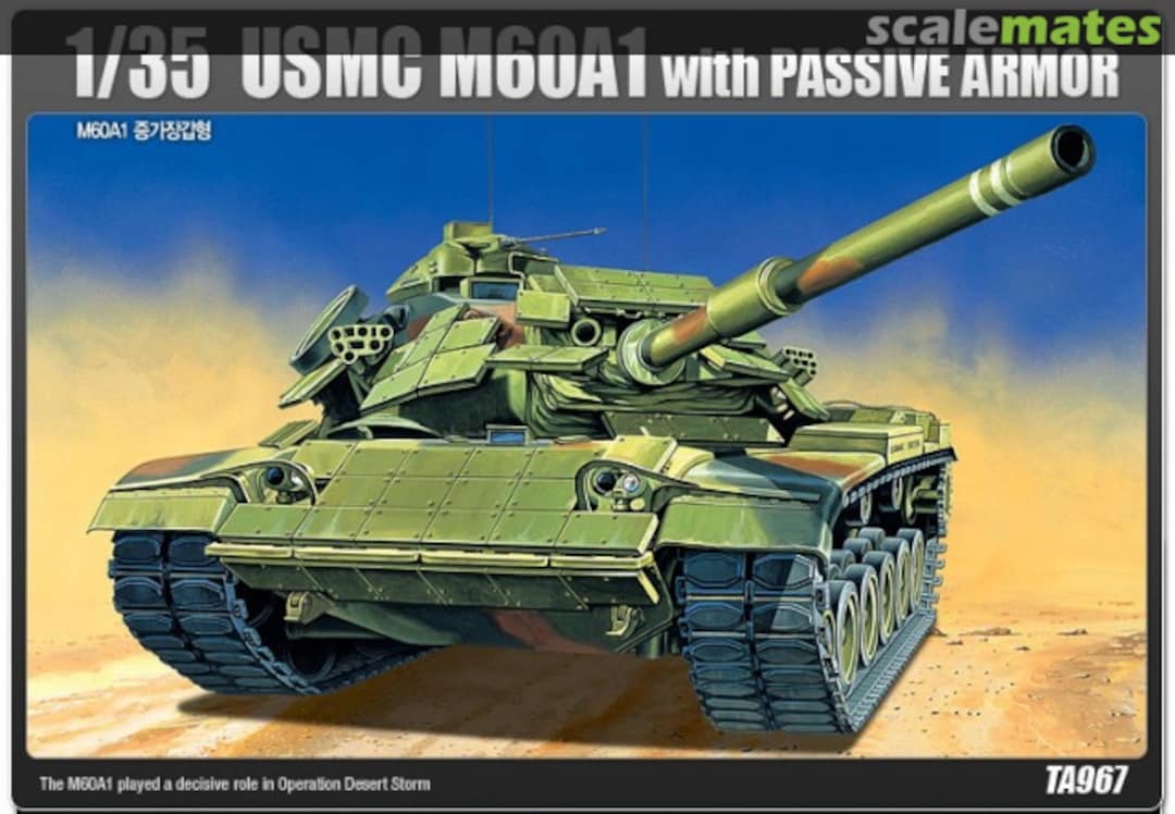 Boxart M60A1 Patton w/Rise/Passive Armor 13240 Academy