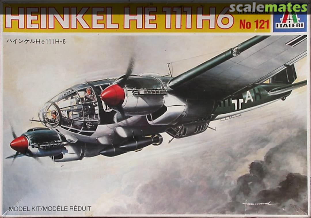 Boxart Heinkel He 111- H6 121 Italeri