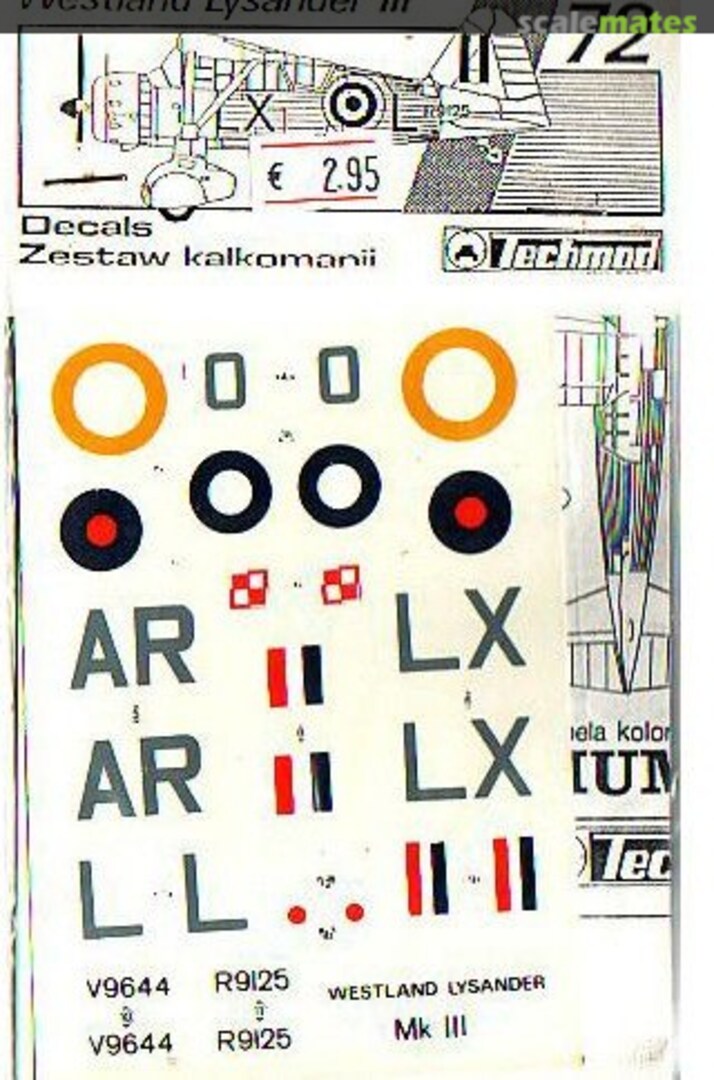 Boxart Westland Lysander III 7235 Techmod