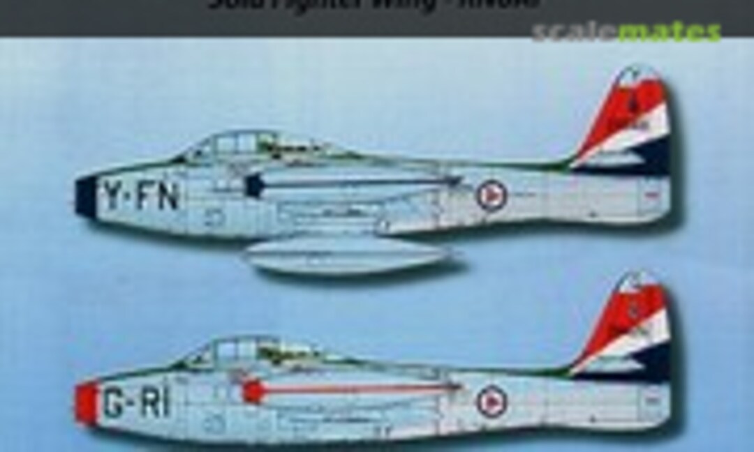 1:48 F-84E/G Thunderjet (3) Sola Fighter Wing, R. Norwegian AF. (Vingtor Decals 48-105)