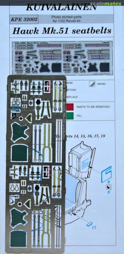 Boxart BAe Hawk Mk.51 seatbelts KPE 32002 Kuivalainen