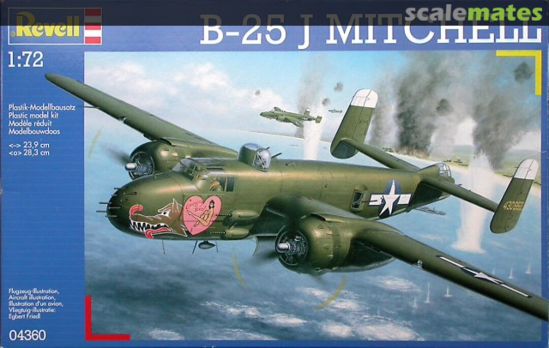 Boxart B-25 J Mitchell 04360 Revell