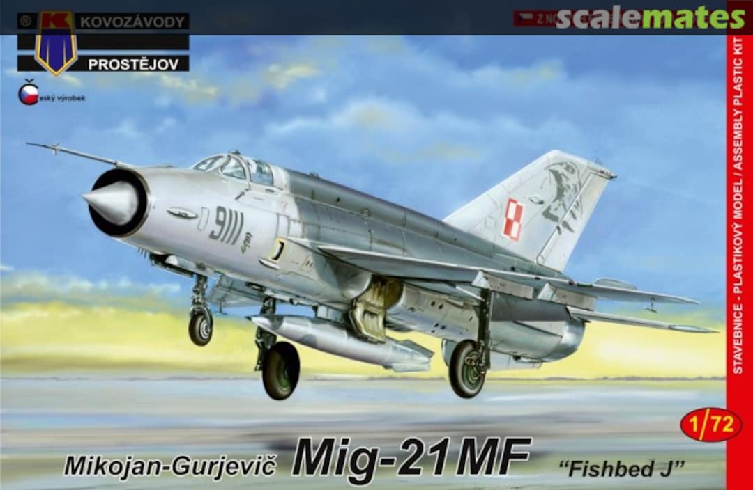 Boxart MiG-21MF KPM0085 Kovozávody Prostějov