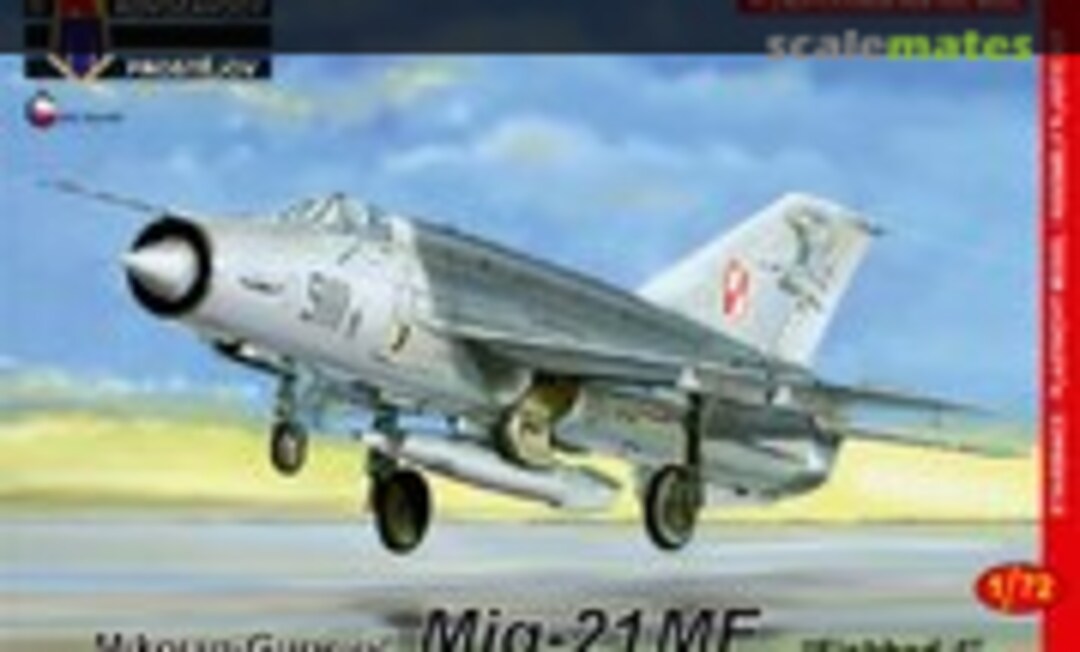 1:72 MiG-21MF (Kovozávody Prostějov KPM0085)