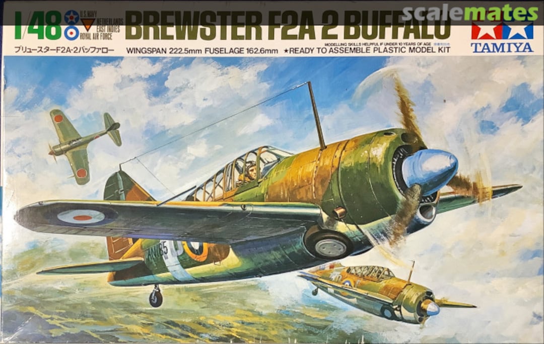 Boxart Brewster F2A-2 Buffalo 61019 Tamiya